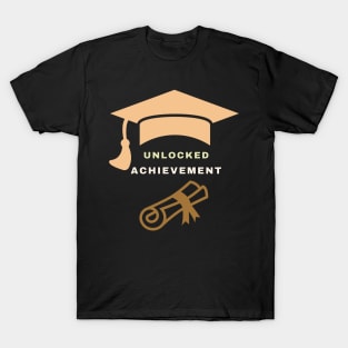 Achievement Unlocked: Graduation Design T-Shirt